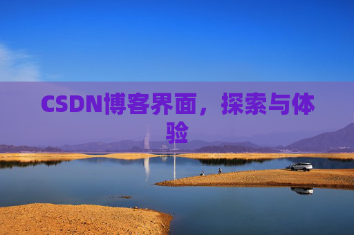 CSDN博客界面,探索与体验